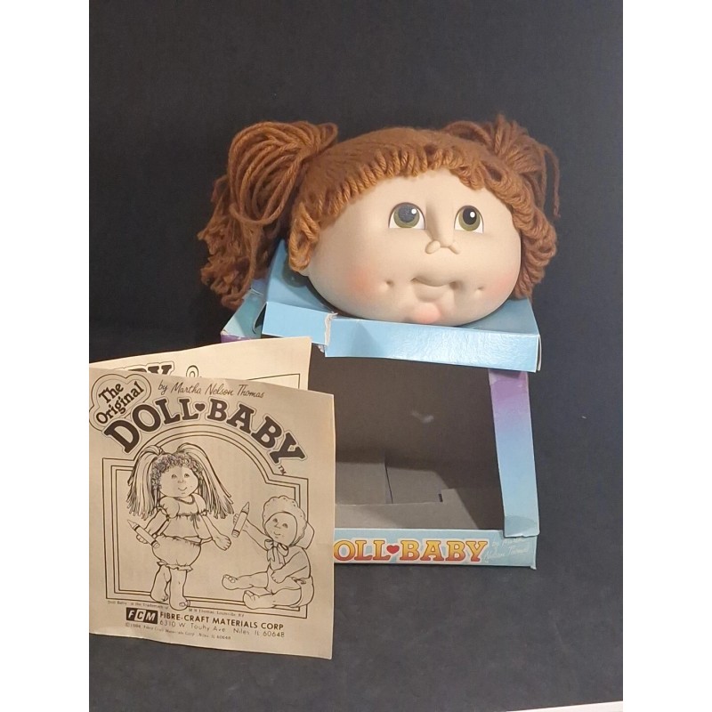 Cabbage Patch Kids Boxed The Original Baby Doll Head Martha