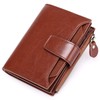 FALAN MULE Small Wallet for Women Leather Bifold Compact RFID