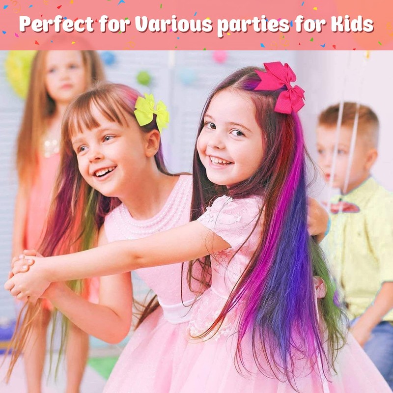New Hair Chalk Comb for Girls Kids, Washable Temporary Hair