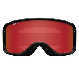 Giro Sagen Ski Goggles - Snowboard Goggles for Men, Women and Youth - Black/Grey Botanical LX Strap with Amber Scarlet/Yellow Lenses