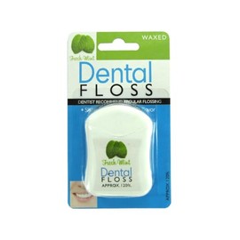 120 ft. Dental Floss for Effective Plaque Removal, Gum Care and a Refreshing Mint Flavor, Perfect for Daily Use to Promote Cleaner Teeth, Healthier Gums and a Pleasant Oral Hygiene Experience, White