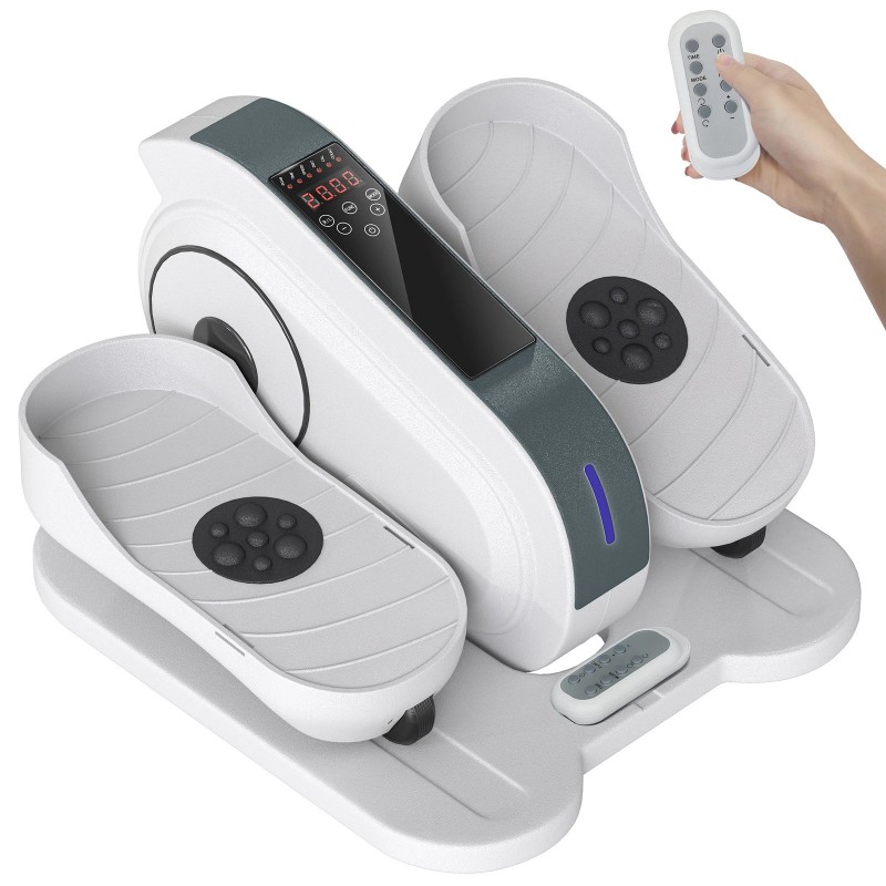 Soozier Under Desk Elliptical Machine with Remote Control, 10 Speeds