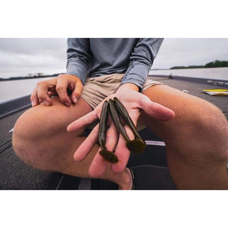 NetBait Spanky Swimbait Paddle Tail Soft Plastic Fishing Lure, Green
