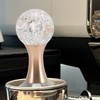 Crystal Ball Coffee Flat Tamper Stainless Steel Base Powder Hammer