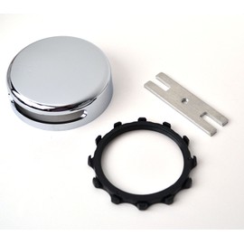 Watco Innovator Snap-On Bathtub Overflow Plate Kit in Chrome Plated