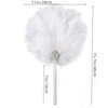 1920s Vintage Ostrich Feather Bouquet Fan Gatsby Bridesmaid Dance Feather