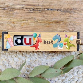 Generisch Geschenk Junge 2 Jahre - Schokoriegel Geschenkbox inkl. Duplo Dino - Geschenk 2 Jahre Junge & Mädchen, Junge 2 Jahre Geschenkideen, Geschenk für 2 Jährigen Jungen, 2 Jahre Junge, Geburtstag 2 Jahre