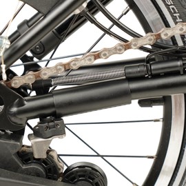 Leather Chain/Hook Protector for Brompton Bicycle (Black)