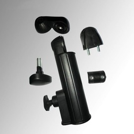 CMLLING Golf Trolley Umbrella Holder,Universal Umbrella stand,for Golf Cart Handles(BLACK)