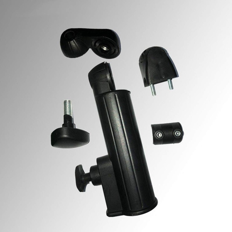 CMLLING Golf Trolley Umbrella Holder,Universal Umbrella stand,for Golf Cart Handles(BLACK)