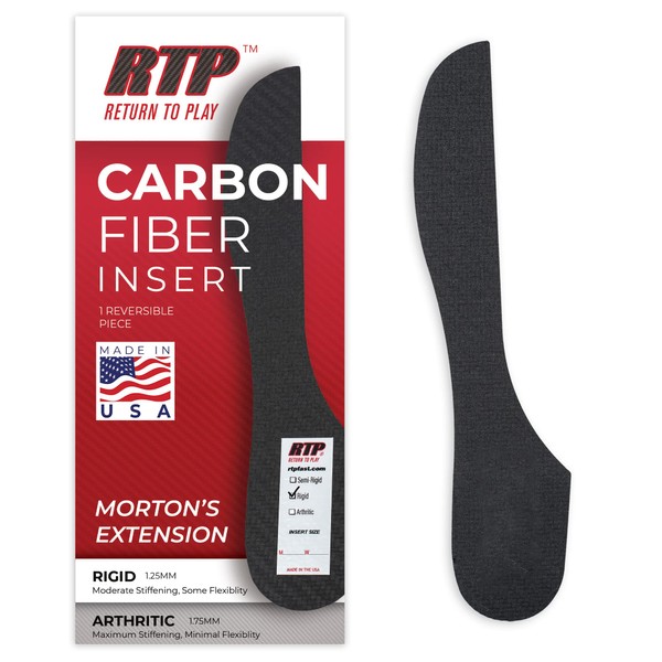 Carbon Fiber Modified Morton's Extension Rigid Shoe Insert 22 cm