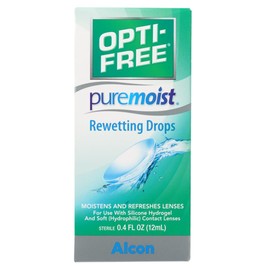 Opti-Free Puremoist Rewetting Drops, 12-mL