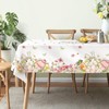 DISENB Easter Tablecloth 60 x 84 Inch, Bunny Egg Flowers