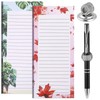 Candcamp 2 Pack Magnetic Shopping List Pad 1 Magnetic Pen