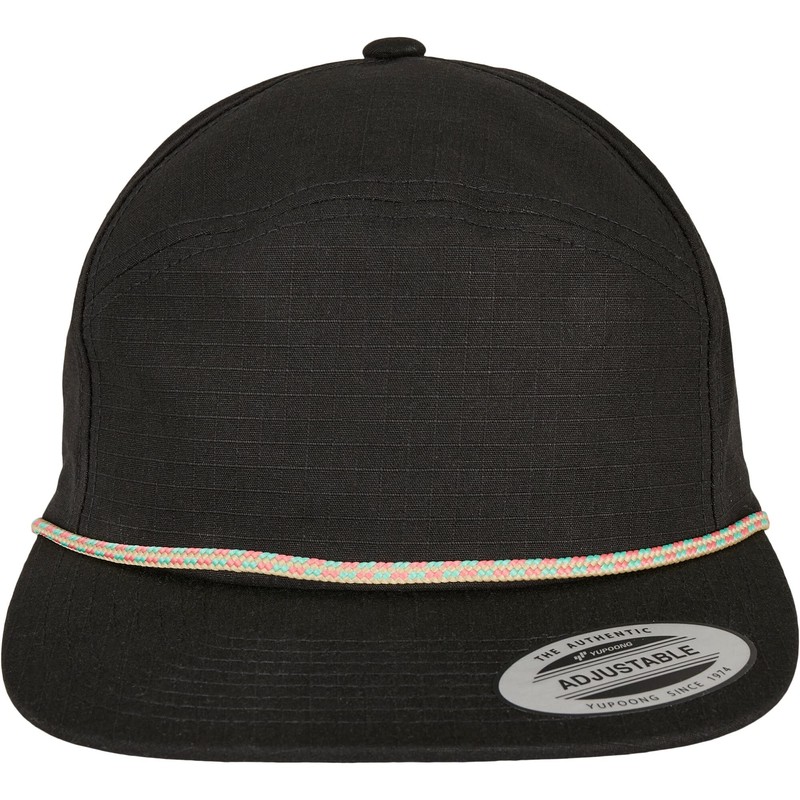 Flexfit Unisex Colour Braid Jockey Cap Baseball Cap, black