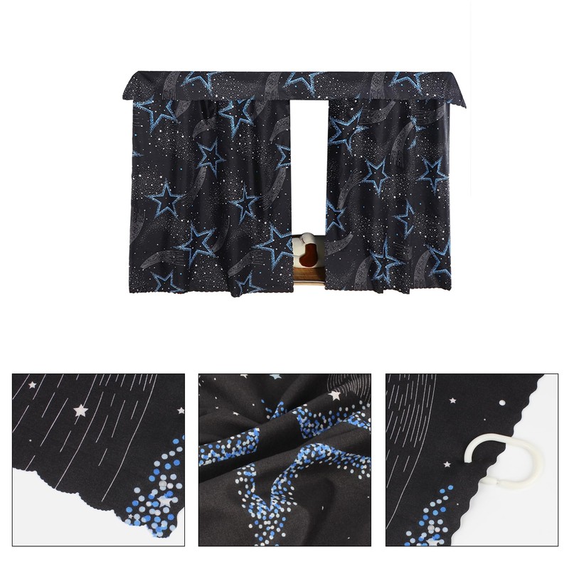 Reberomantique Blackout Bottom Bunk Bed Curtains Underbed Privacy Curtain 2