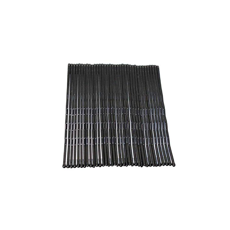 36 Hair Pins GRIPS Blades Clips Long Kirby Traditional Black