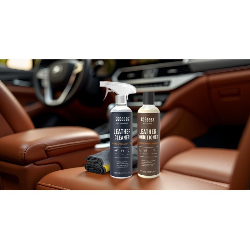 Leather Cleaner and Conditioner Kit – 2×16oz | Leather Cleaner