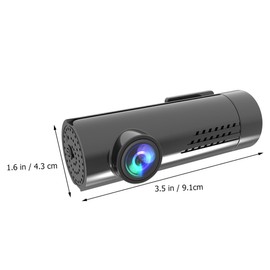 Operitacx Car Dvr Camera Mini Lipstick Size No Vision App Control Parking Monitoring