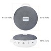BIGMONAT Portable White Noise Machine with 36 Natural Soothing Sounds