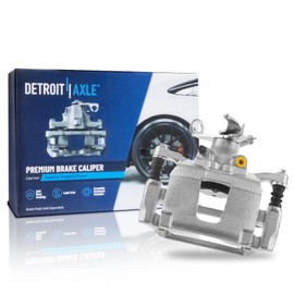 Detroit Axle - Rear Left Brake Caliper for 2012-2020 Dodge Journey Driver Side Brake Caliper with Bracket 2013 2014 2015 2016 2017 2018 2019 Replacement