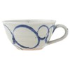 Marui Pottery MR-3-4402 Shigaraki Ware Hechimon Soup Cup, Capacity: Approx.
