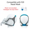 F20 Headgear Replacement Compatible with Airfit/AirTouch F20 (2 Headgears +