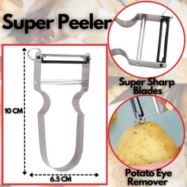 Toyland® Super Peeler - Extra Sharp Straight Cut - Fruit & Vegetable Peeler - Home & Kitchen Accessories