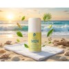 Desodorante Natural Hombre Roll On Paradise 60ml 2 Pza