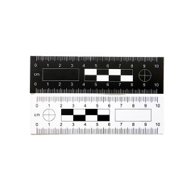 Past Horizons: Black & White Photo Scale Ruler 10 cm