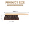 PATIKIL 13" Wood Hand Broom Brush, 2 Pcs Soft Bristles