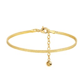 Jenosy 14K Gold-Plated Bracelet Women's Gold, Stainless Steel