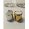 Meliar Frasco Pet 125 Ml Oval Tapa Disctop Dorada/ Plata