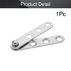 MroMax 1Pcs 59mm Length Stainless Steel 360 Degree Rotable Door