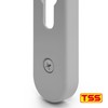 TSS White UPVC Door Handle Pair Set, Sprung, 92mm PZ