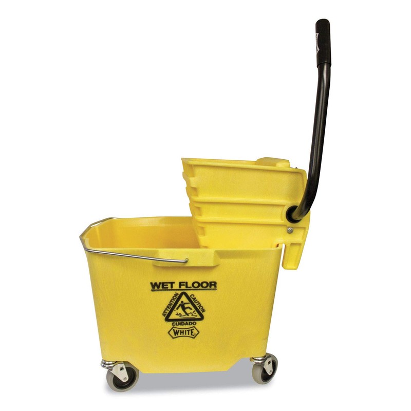 Impact 6Y26353Y Side-Press Squeeze Wringer/Plastic Bucket Combo, 12 to 32
