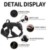 PET'S HUB Large Dog Harness, No Pull Pet Harness With