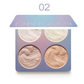 Durable, waterproof, baked highlighter powder palette brightens your skin contour powder.