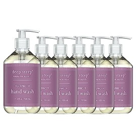 Deep Steep Liquid Hand Wash 17.6oz (Pack of 6) (Fig Apricot)