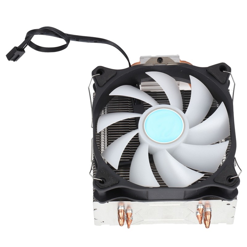 CPU Fan 4 Pure Copper Heat Pipes Mute Heatsink with