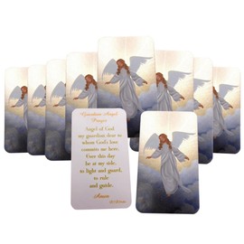 Westmon Works Guardian Angel Prayer Holy Card Pack Bundle Pack for Children Made in the USA, Set of 24