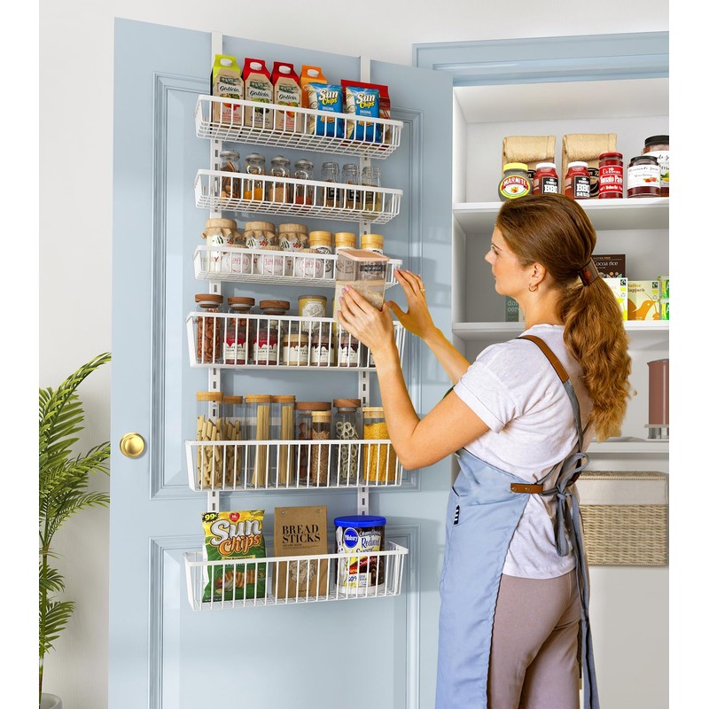 Mefirt Over The Door Pantry Organizer, Pantry Organization and Storage,