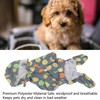 Dog Raincoat Hooded Reflective Windproof Breathable Lightweight Pet Rain Jacket