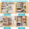 Delamu 2 Sets of 3-Tier Bathroom Under Sink Organizers and