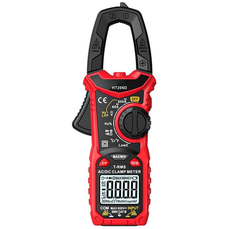 CENPEK Digital Clamp Meter, Multimeter, AC Current and AC/DC Voltage