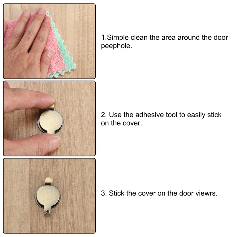 PATIKIL 9/16" Peephole Cover,Door Peephole Protector Privacy Door Viewer Cover