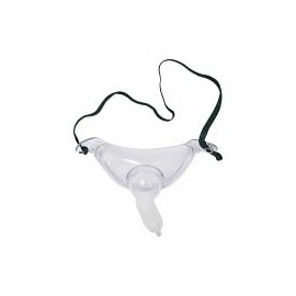Medline 10 Tracheostomy Masks, Clear