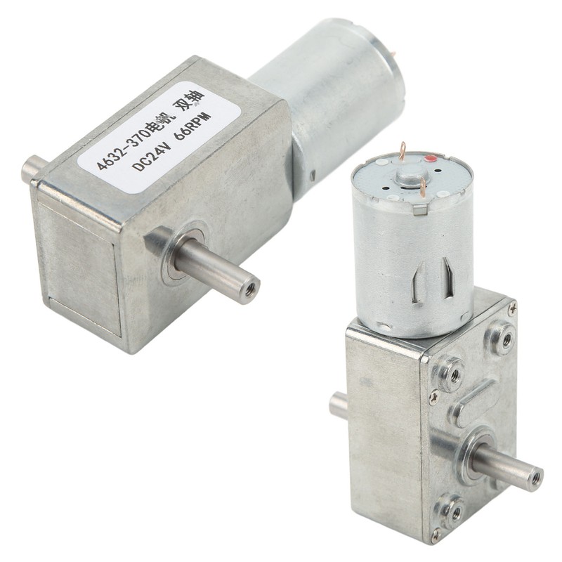 DC24V Double Shaft Worm Gear Motor 4632‑370 High Accuracy Speed