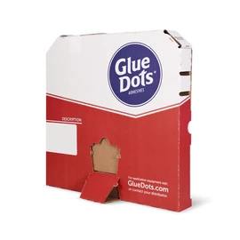 Glue Dots Removable Dots, 1/2 Inch Diameter Dot, 2500 Count Bulk Roll