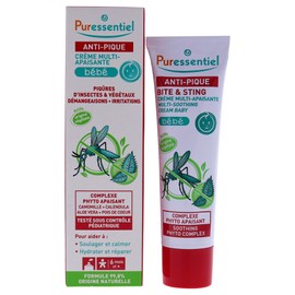 Puressentiel Bite and Sting Multi-Soothing Cream For Kids 1 oz Body Cream